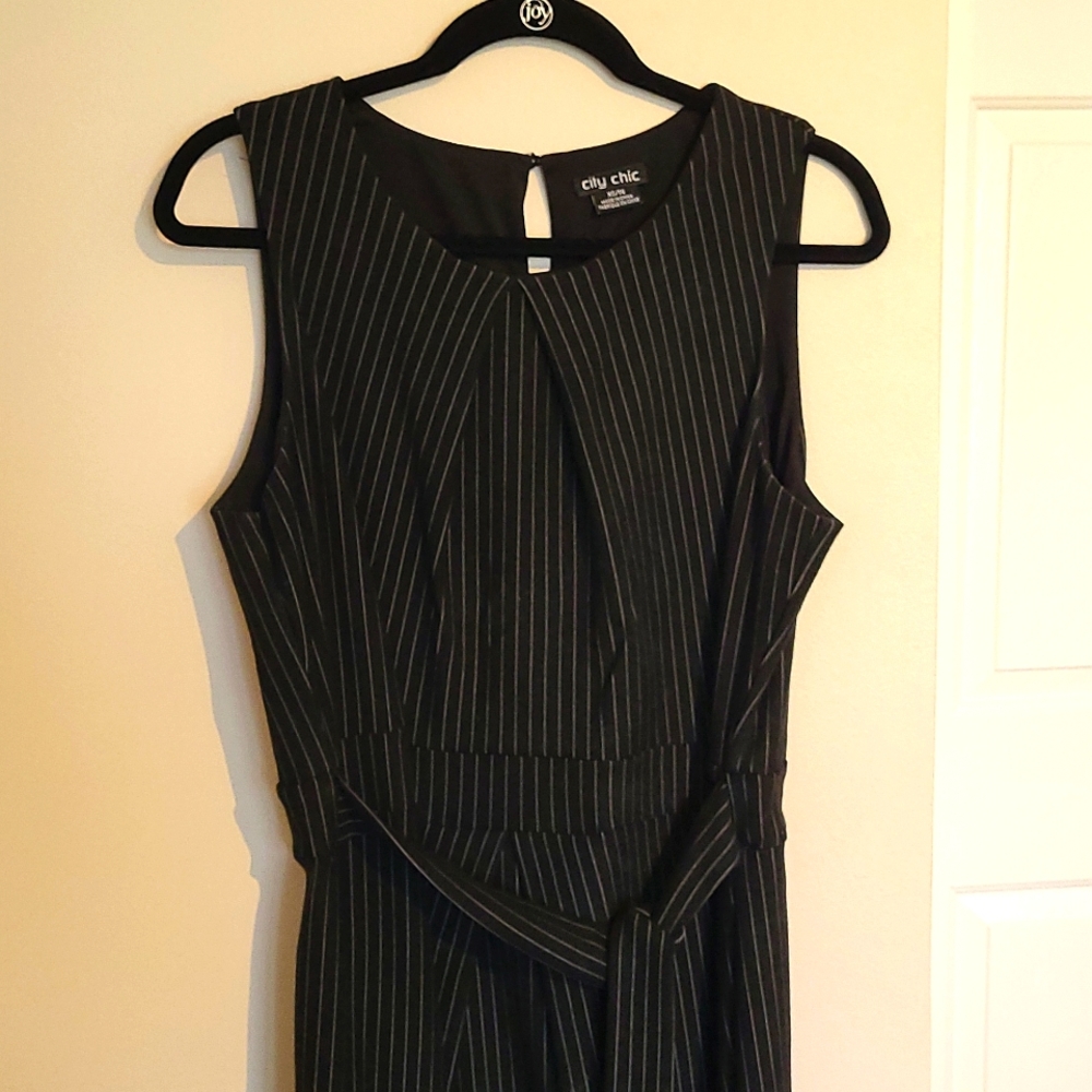 Pinstripe dress
